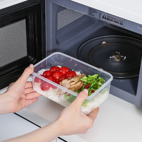 冰箱透明保鮮盒 可微波密封保鮮盒 多規格多用途收納盒 水果儲物盒 密封盒