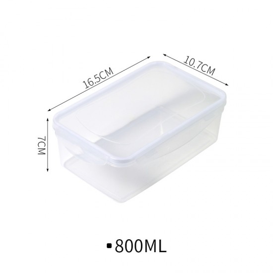 冰箱透明保鮮盒 可微波密封保鮮盒 多規格多用途收納盒 水果儲物盒 密封盒