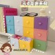 糖果色積木收納盒 桌面抽屜式收納盒 雜物置物盒 收納小盒子