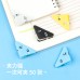 彩色三角文件夾 多功能邊角夾 考券票據夾 實用三角邊角夾 夾子