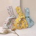 日式素雅棉麻手腕包 手提背心包 日系可愛手提包 手提袋 日式素雅棉麻手腕包 手提背心包 日系可愛手提包 手提袋