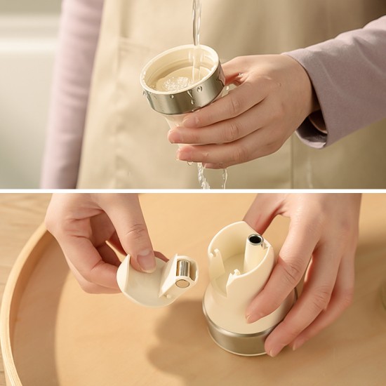 自動開合油壺 304不鏽鋼油嘴 透明玻璃油壺 500ml醬醋調味瓶