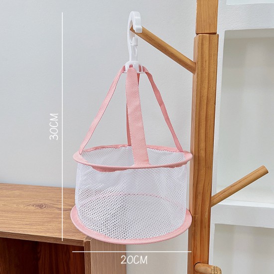美妝工具晾曬籃 可360度旋轉化妝刷工具收納架 可折疊透氣收納籃