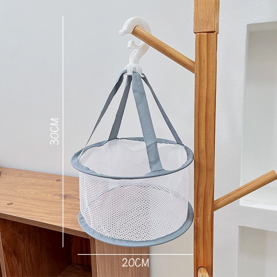 美妝工具晾曬籃 可360度旋轉化妝刷工具收納架 可折疊透氣收納籃