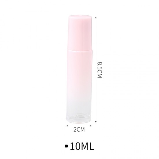 香水分裝滾珠瓶 方便攜帶精油分裝瓶 漸變粉迷你滾珠瓶 5ml10ml空瓶