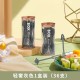輕奢優雅透明水果叉 兩齒塑膠蛋糕甜品小叉子 一次性小叉子 36支裝
