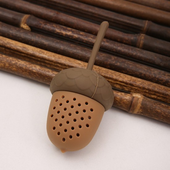松果造型泡茶器 矽膠茶葉過濾器 橡子造型泡茶茶漏