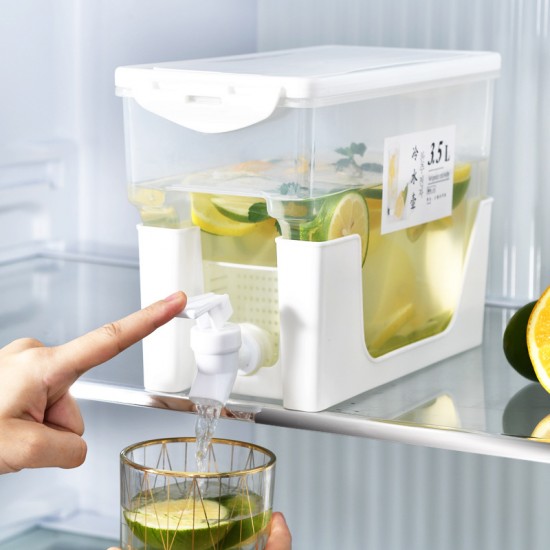 大容量冰箱冷水壺 水龍頭茶壺 家庭用耐高溫水壺 檸檬水 夏日必備冷水壺