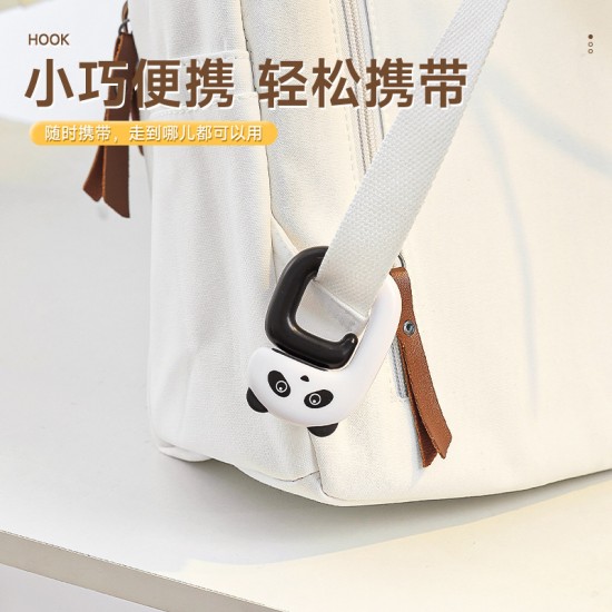 可愛動物造型書包掛勾 書桌側邊掛勾 辨公室桌面掛包包神器 包包掛勾
