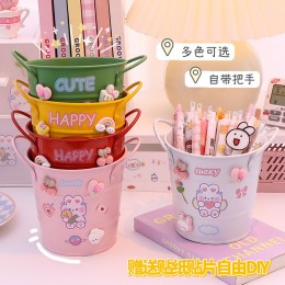 大容量創意筆筒 DIY桌面收納筒 簡約超大容量筆筒 少女心筆筒 大容量創意筆筒 DIY桌面收納筒 簡約超大容量筆筒 少女心筆筒