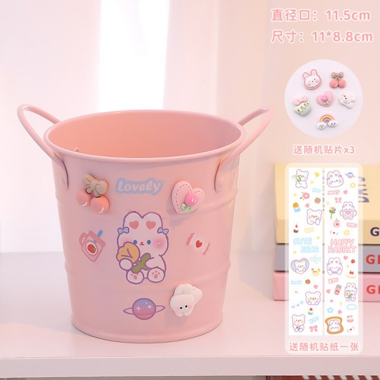 大容量創意筆筒 DIY桌面收納筒 簡約超大容量筆筒 少女心筆筒
