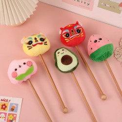 可愛毛絨按摩搥 手持經絡敲打棒 搥背神器 創意按摩敲打棒