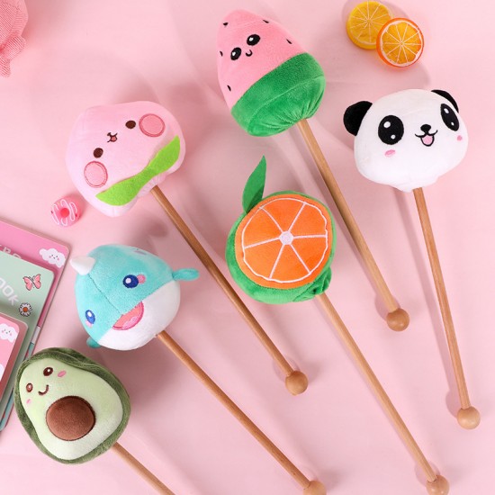 可愛毛絨按摩搥 手持經絡敲打棒 搥背神器 創意按摩敲打棒