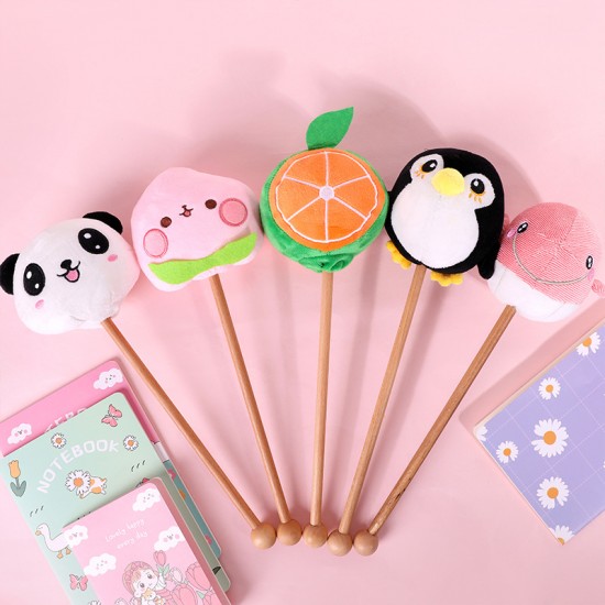 可愛毛絨按摩搥 手持經絡敲打棒 搥背神器 創意按摩敲打棒