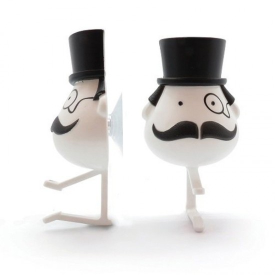 創意海綿先生菜瓜布收納架 多用途海綿瀝水架 大鬍子款置物架 壁掛式海綿架