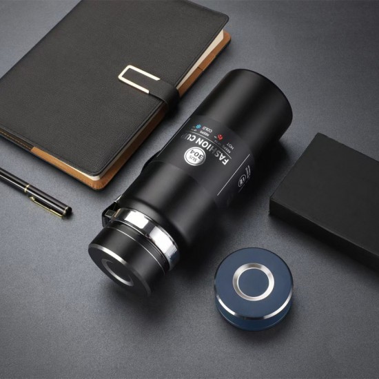 304不銹鋼吊帶保溫杯 大容量手提保溫杯 保溫保冷水壺