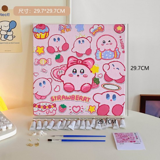 DIY數字油畫 簡約手工塗鴉油畫 紓壓居家裝飾 手繪油畫