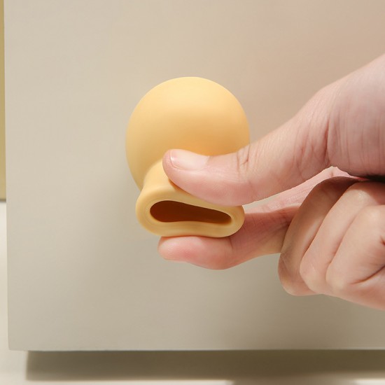 創意矽膠防撞門擋 靜音廁所門擋器 吸入式靜音門擋 可愛造型門檔