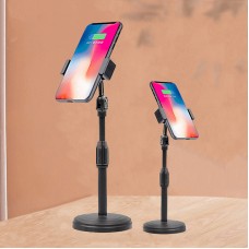 創意懶人手機支架 圓盤可伸縮旋轉支架 創意直播自拍支架 追劇神器