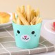 動物造型零食杯 可愛動物水果杯 創意薯條杯 點心杯