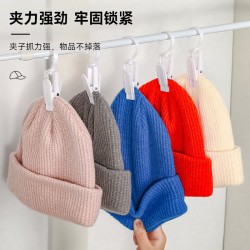 帽子收納神器 可旋轉夾子 創意衣帽夾 帽子襪子夾掛勾
