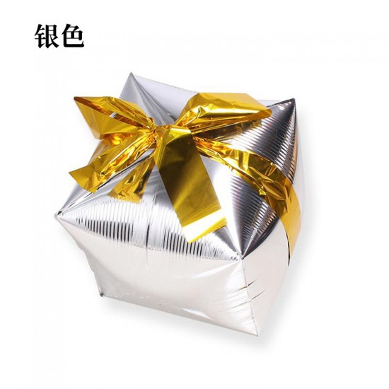 立體禮盒氣球 鋁箔氣球 節慶佈置 慶生派對裝飾 聖誕節裝飾 