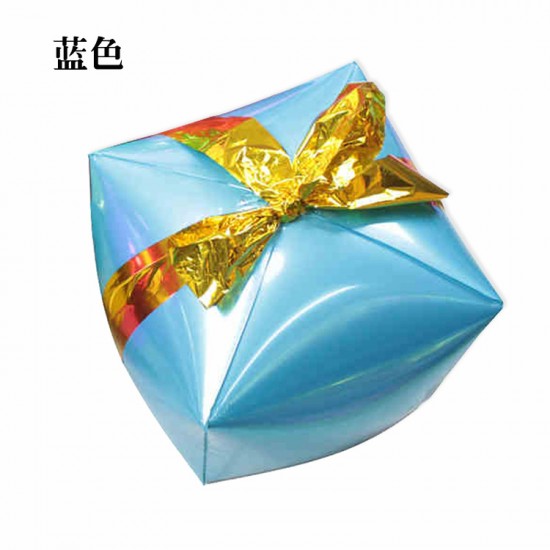 立體禮盒氣球 鋁箔氣球 節慶佈置 慶生派對裝飾 聖誕節裝飾 