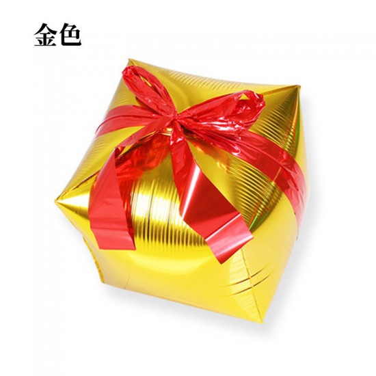 立體禮盒氣球 鋁箔氣球 節慶佈置 慶生派對裝飾 聖誕節裝飾 