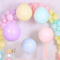 馬卡龍乳膠氣球 5寸/10寸/18寸氣球 婚慶佈置 派對佈置 糖果色汽球