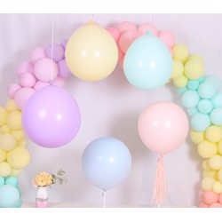馬卡龍乳膠氣球 5寸/10寸/18寸氣球 婚慶佈置 派對佈置 糖果色汽球