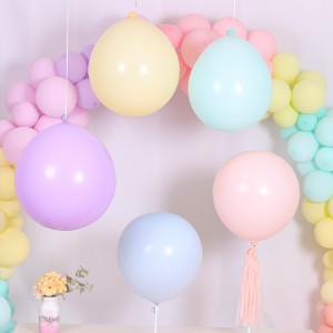 馬卡龍乳膠氣球 5寸/10寸/18寸氣球 婚慶佈置 派對佈置 糖果色汽球