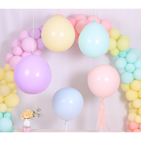 馬卡龍乳膠氣球 5寸/10寸/18寸氣球 婚慶佈置 派對佈置 糖果色汽球