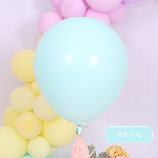 馬卡龍乳膠氣球 5寸/10寸/18寸氣球 婚慶佈置 派對佈置 糖果色汽球