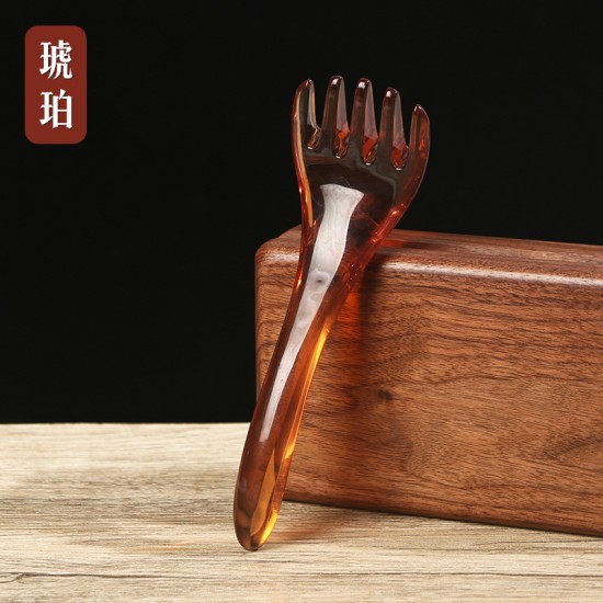 五爪頭部按摩梳 經絡按摩 頭部按摩器 刮痧 全身點穴 放鬆減壓 