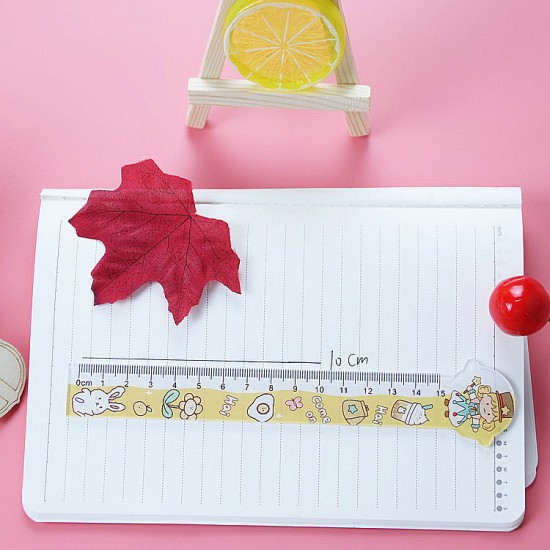 可愛卡通15CM直尺 恐龍 太空人 透明尺 學生文具 兒童節禮品  