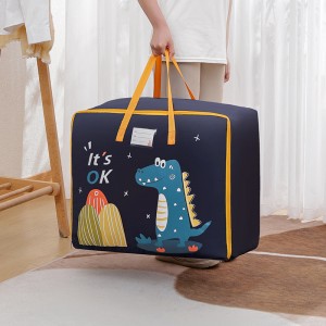 卡通加厚棉被衣物收納袋 防塵 防水 打包袋 搬家袋 行李袋 大容量