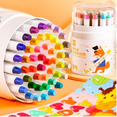 水溶性彩繪棒組 油畫棒 蠟筆 炫彩棒 可水洗 不沾手 兒童彩繪筆