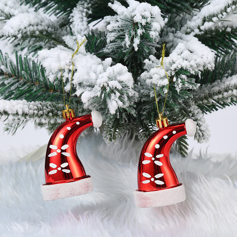 聖誕系列小吊飾 拐杖糖果禮物盒 聖誕帽聖誕襪 聖誕樹裝飾 聖誕道具2