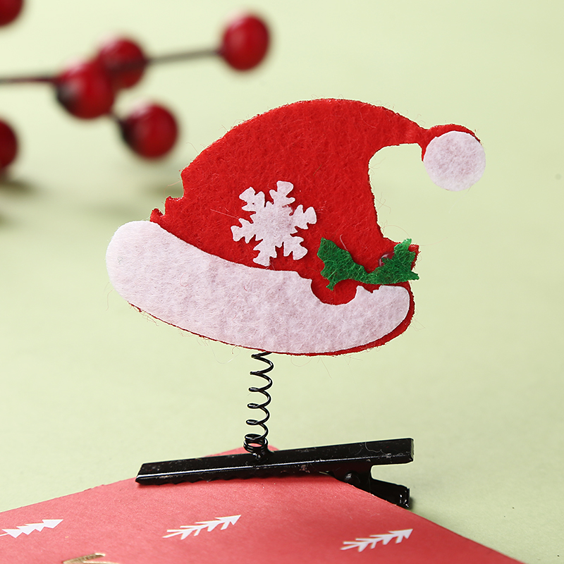 兒童聖誕髮夾 聖誕頭飾 聖誕禮物 聖誕派對必備 聖誕樹麋鹿聖誕帽5