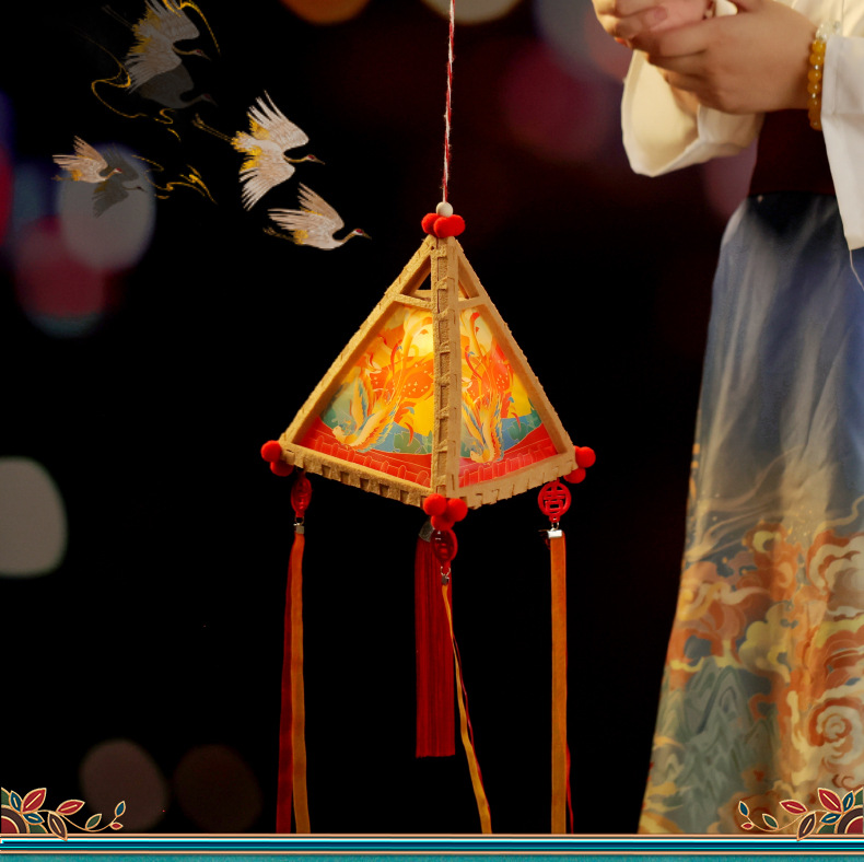 中國風DIY手作燈籠 元宵燈籠 兒童提燈 燈籠材料包 新年春節 8