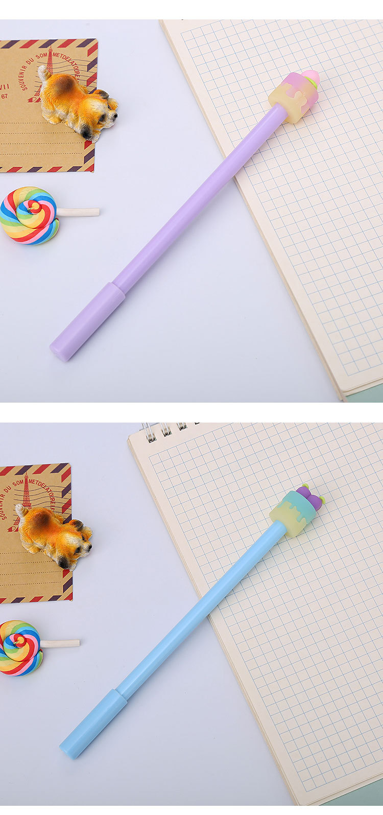 水果蛋糕中性筆 生日快樂 原子筆 造型筆 書寫文具 辦公文具 學生文具 5