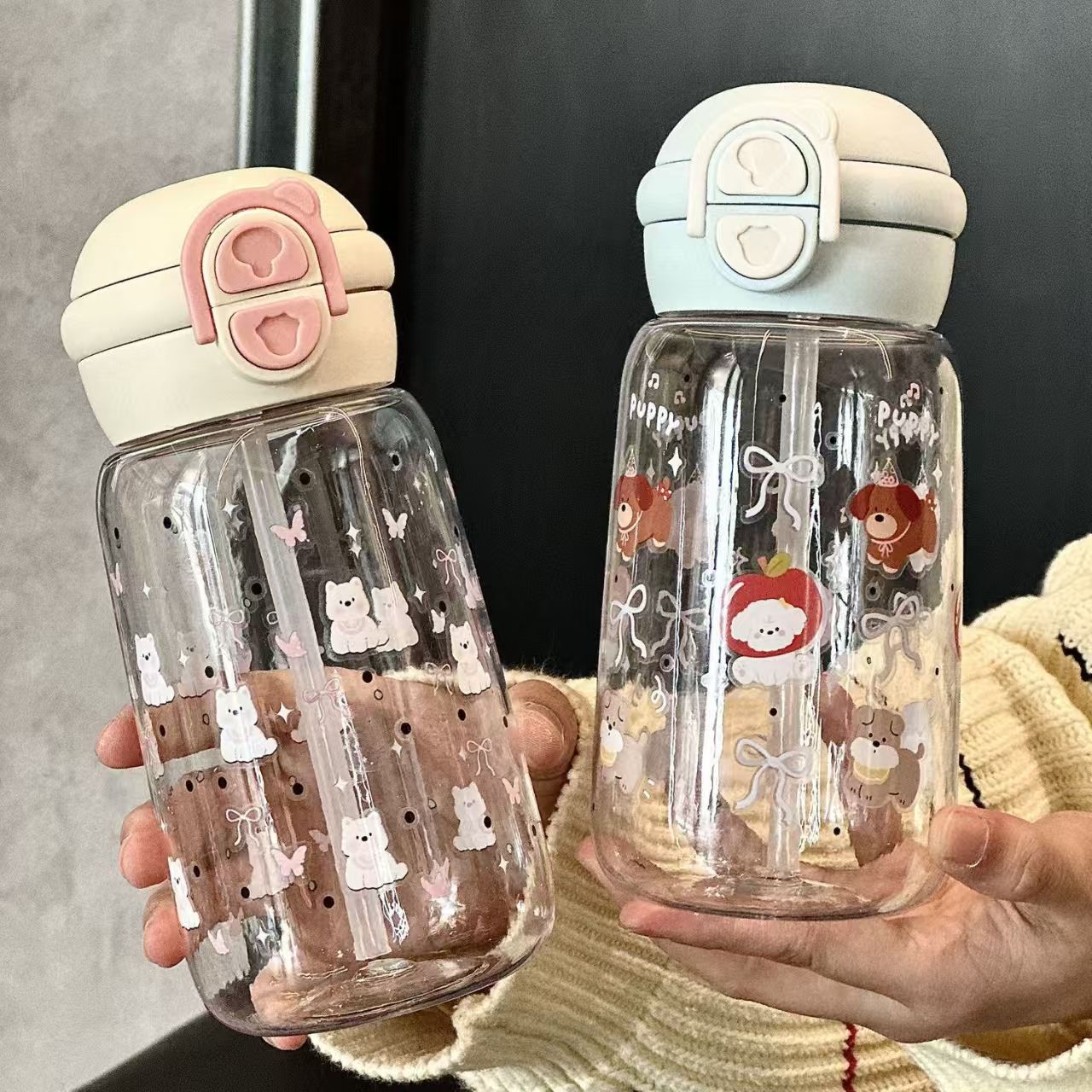 【夢幻圖案】高顏值可愛水杯500ml - 時尚隨身飲水杯3