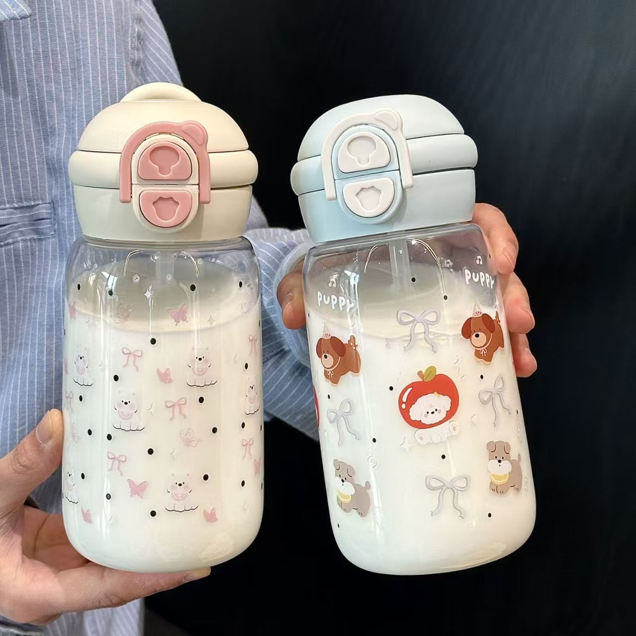 【夢幻圖案】高顏值可愛水杯500ml - 時尚隨身飲水杯4