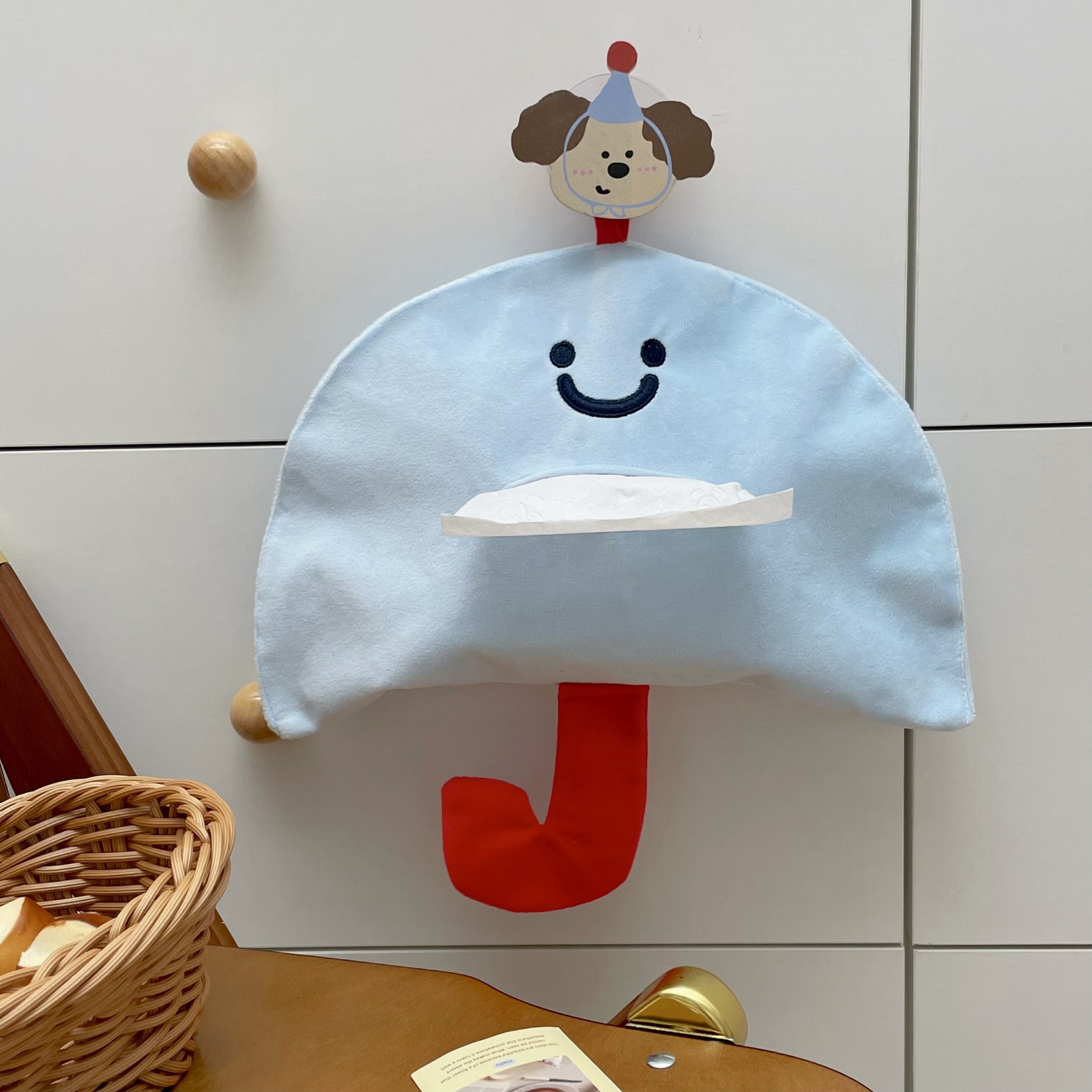 【可愛造型】INS風掛式衛生紙套 - 蘑菇雨傘造型衛生紙盒