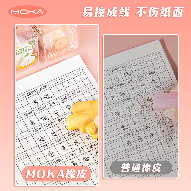 【食物造型】趣味無屑橡皮擦 - 學生必備文具用品