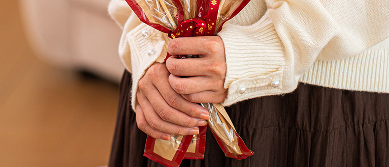 【新年布置】可愛毛絨糖葫蘆桶 - 糖葫蘆造型新年裝飾神器