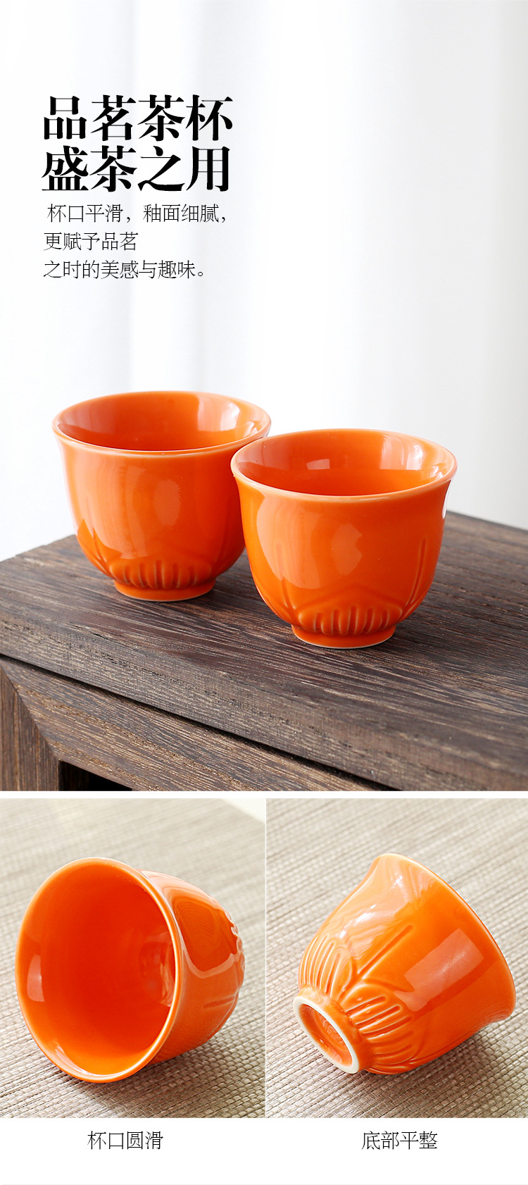 【吉祥送禮】柿子茶壺茶杯組－柿柿如意質感茶具禮盒