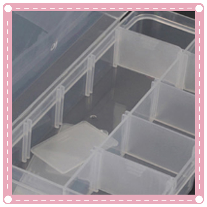透明收納盒10格 15格可拆卸 化妝首飾盒 藥品盒 家居必備2