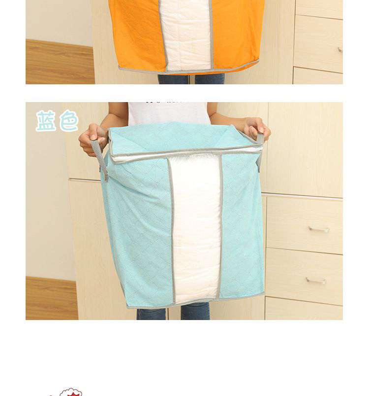 (5入)竹炭衣物收納袋 棉被整理袋 優質多彩防塵袋2