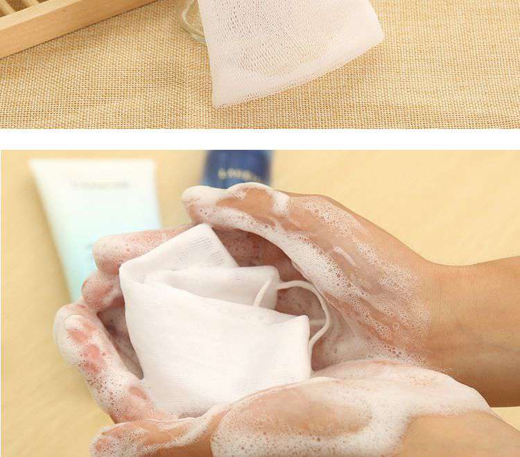 (10入)手工皂起泡袋 方便收納吊掛 香皂起泡網7